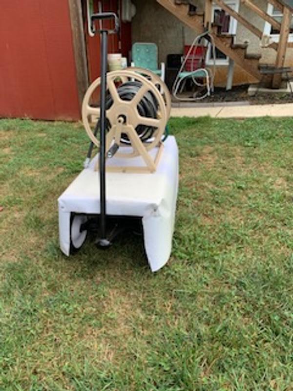 Liberty Garden Products, 3in.1 Hose Reel Steel, Hose Length Capacity 200  ft, Frame Material Steel, Color Tan, Model# 709