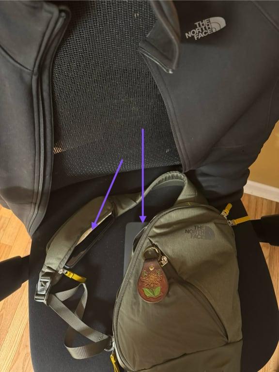 Photo submitted with review of product