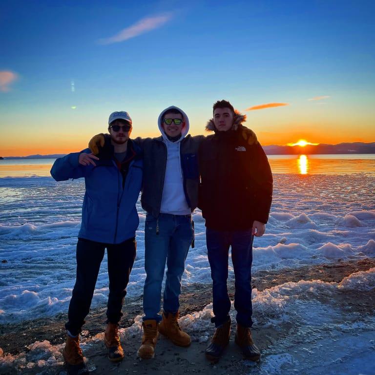 Wearing this jacket and watching the sunset in -8 degress