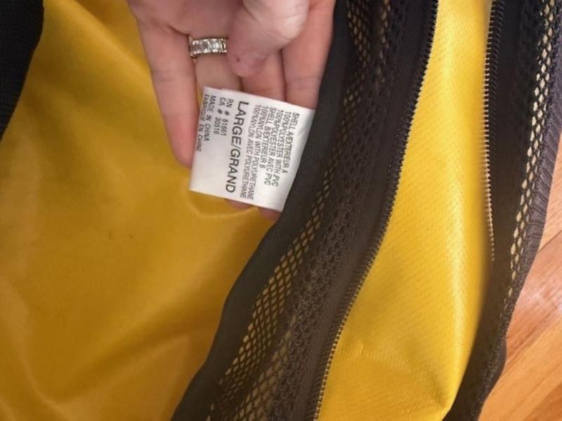 Photo submitted with review of product
