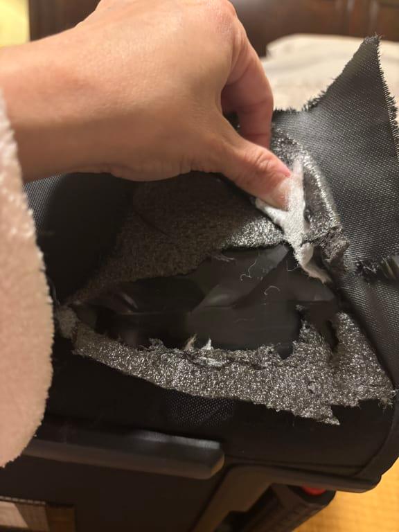 Photo submitted with review of product
