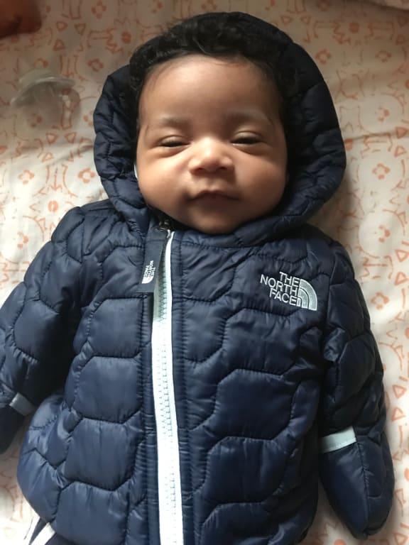 My new jacket - with room to grow this winter!