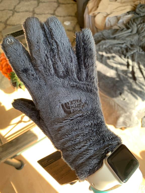 North face women's osito gloves online