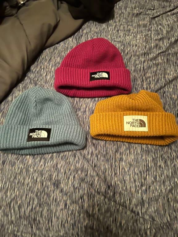 THE NORTH FACE Logo Box Cuffed Adult Knit Beanie Sports Experts