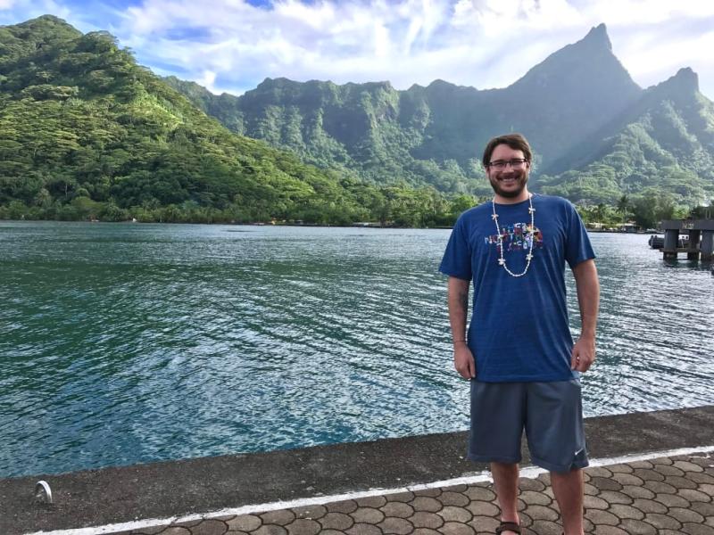 On the French Polynesian island of Moorea!