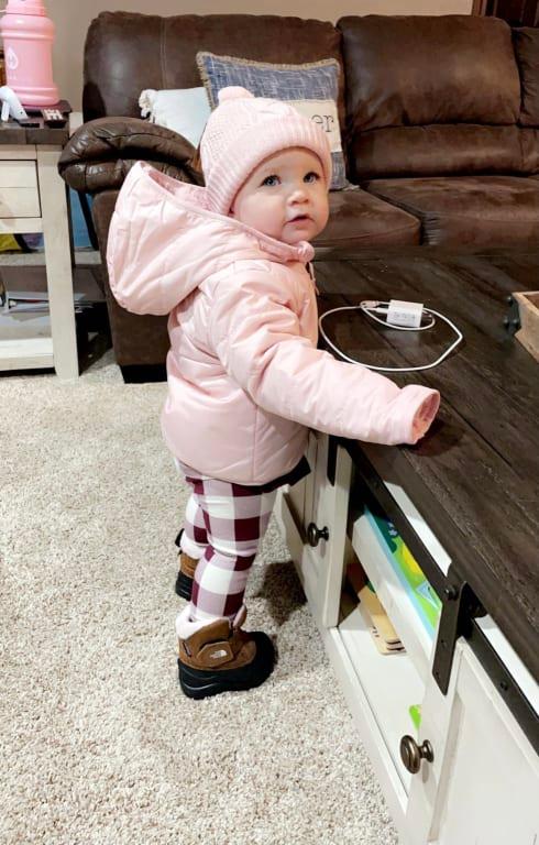 Baby north shop face boots