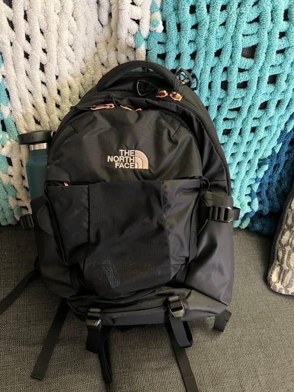 North face recon shop rose gold backpack