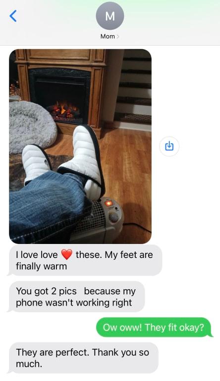 Photo submitted with review of product