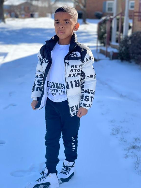 Kids north face nuptse jacket deals