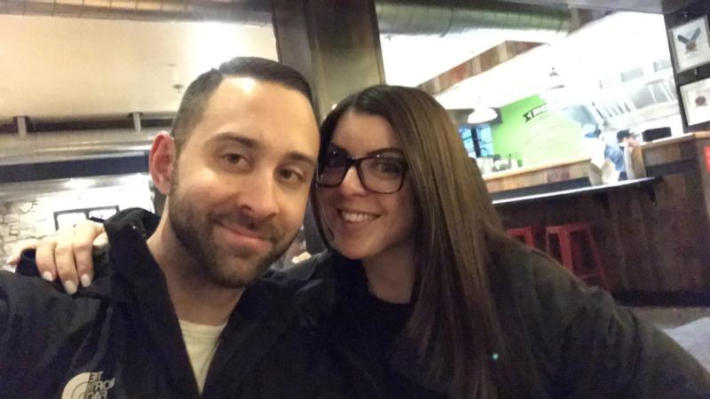 Rocking our Northface jackets!