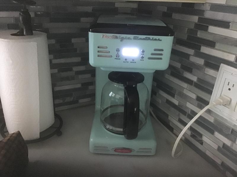 Nostalgia Retro 12-Cup Coffee Maker, Aqua — Nostalgia Products