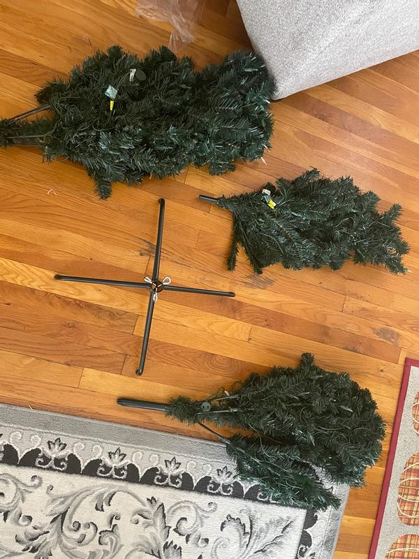 Acacia Pre-lit Christmas Tree with 300 Clear Incandescent or Multicolor Lights, 6'