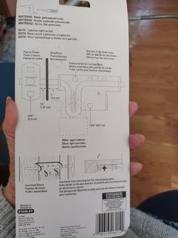 back of package