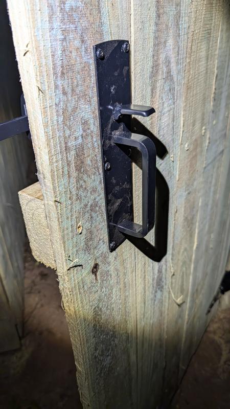 Gate Thumb Latch - Black N109-050 | National Hardware