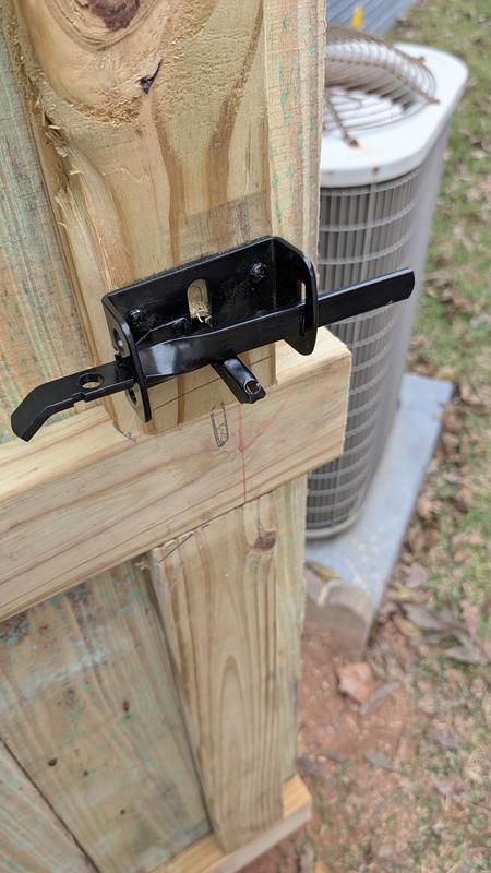 Gate Thumb Latch - Black N109-050 | National Hardware