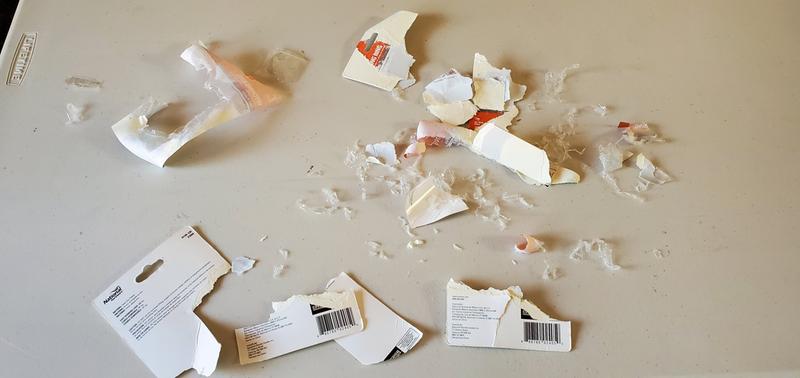 A million pieces to peel off of the Hitching Ring