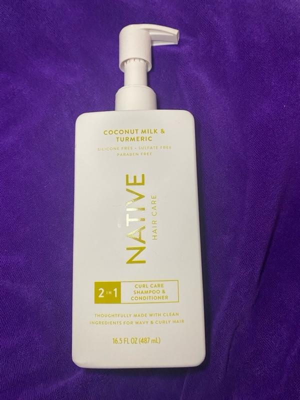 Native 2 - in - 1 Shampoo and Conditioner, Coconut Milk & Turmeric