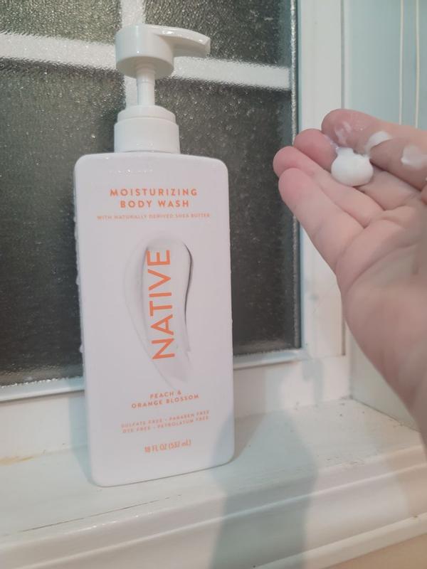 Native Peach Orange Blossom Moisturizing Body Wash 18 oz Meijer