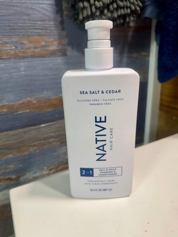 Native Full & Thick 2 - in - 1 Shampoo and Conditioner, Sea Salt