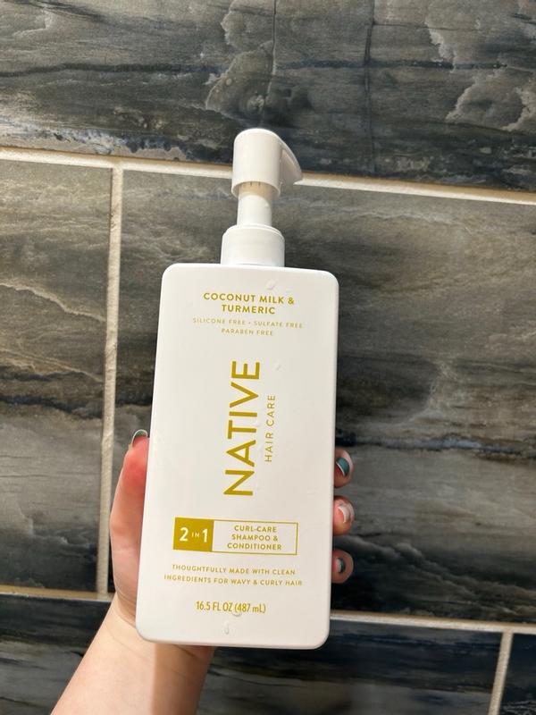 Native 2 - in - 1 Shampoo and Conditioner, Coconut Milk & Turmeric