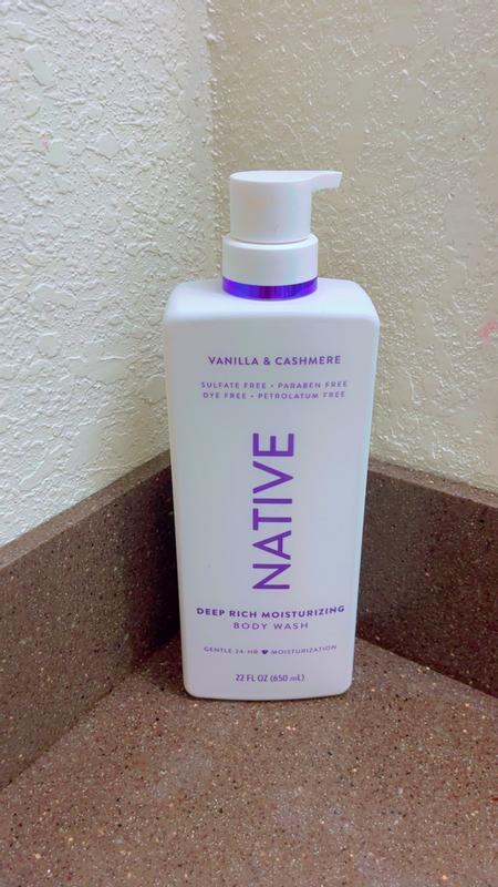 Native Vanilla & Cashmere Moisturizing Body Wash 22 fl oz