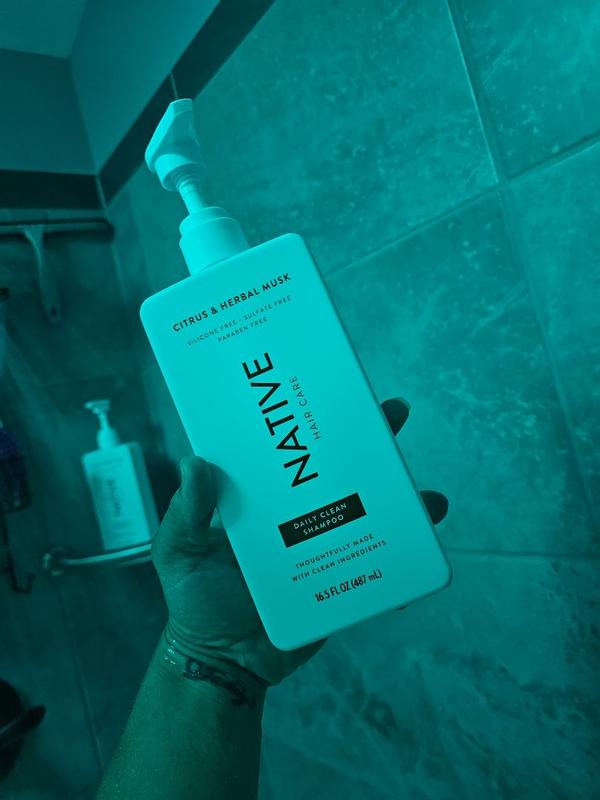 Native Daily Clean Shampoo, Citrus & Herbal Musk, Sulfate Free