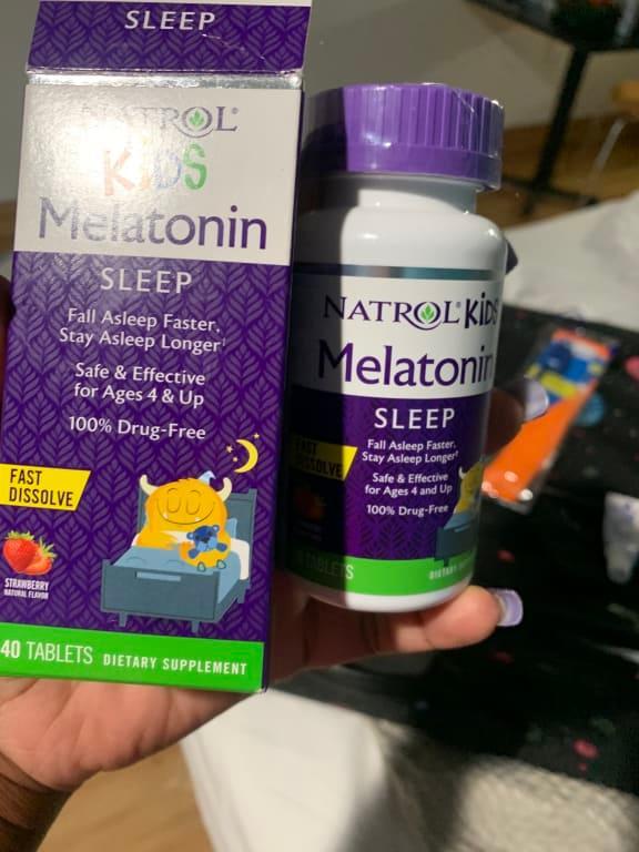 MELATONIN KIDS SLEEP SUPPORT 40TAB NATROL (Melatonina para niños