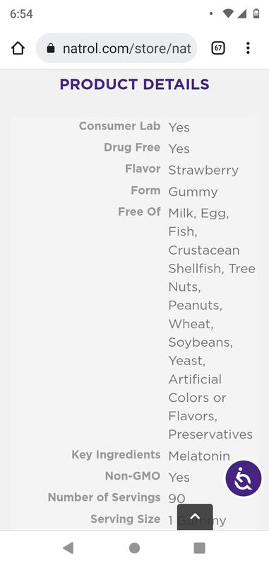 Says free of treenuts