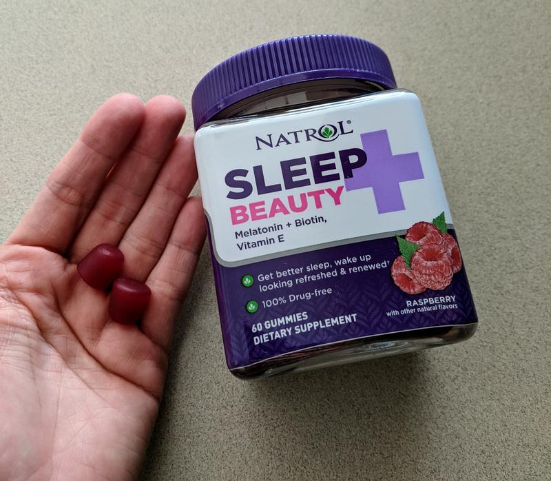 Natrol® Sleep+ Beauty Gummies, Rasberry Flavor