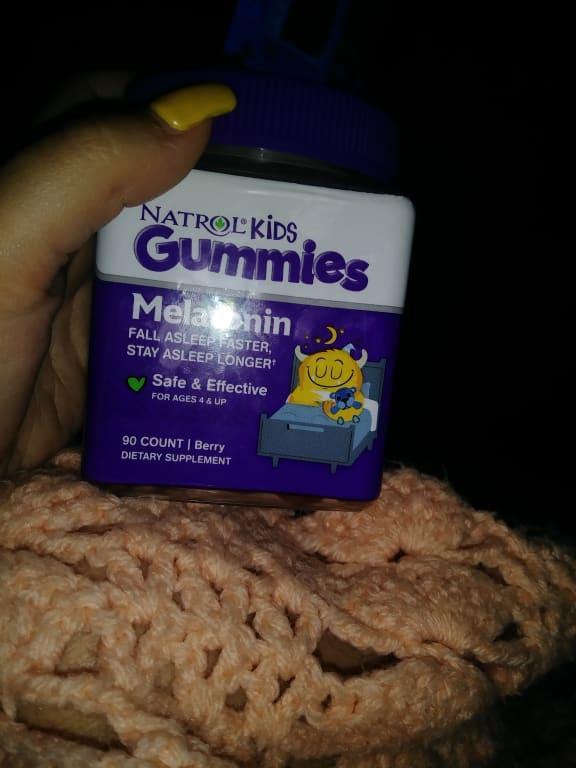 Natrol Melatonin Kids Sleep, Berry Edad +4, 60 Gomitas