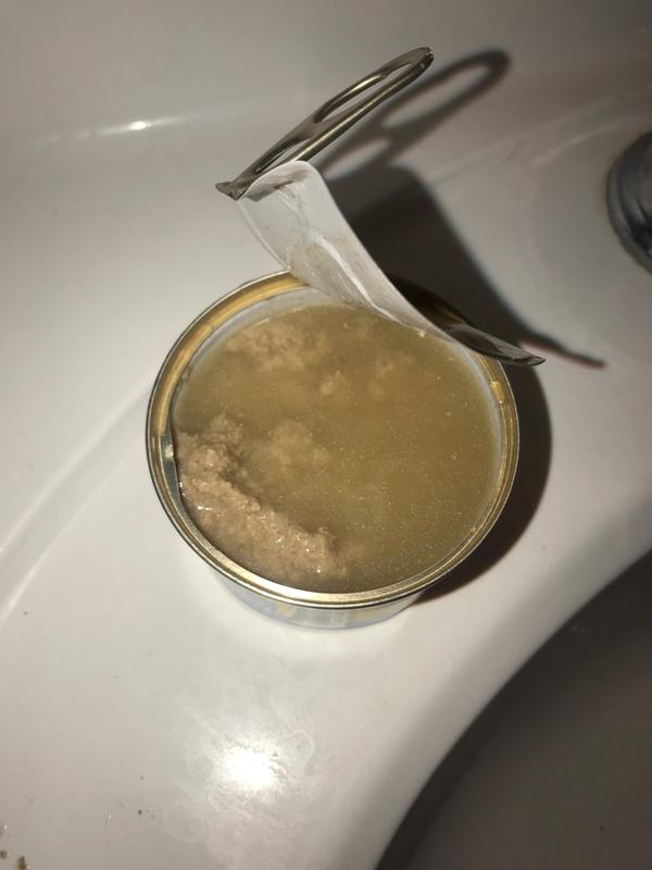 One of six bad cans in the same case