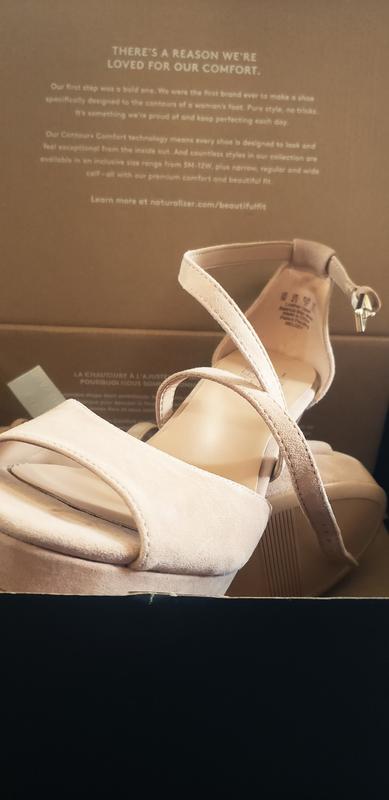 Buy Naturalizer Melody Ankle Strap Heeled Black Sandals From The