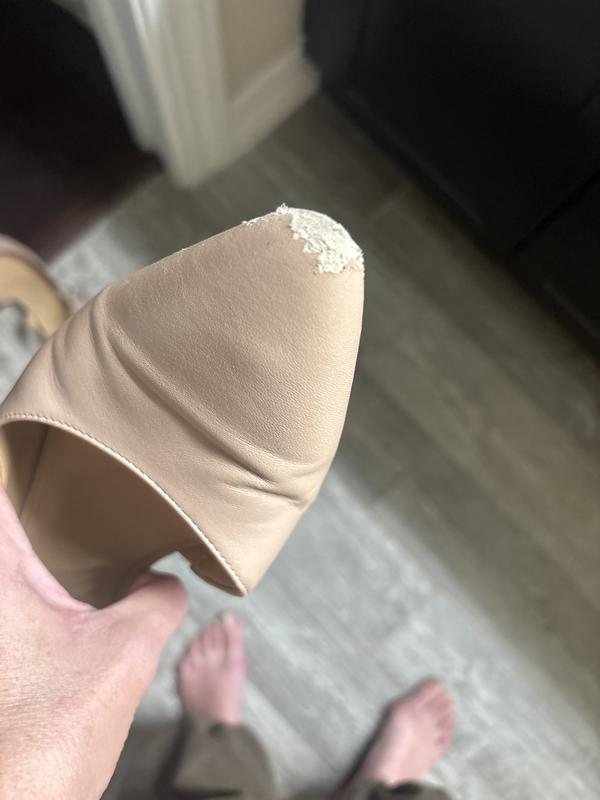 Customer photo for "Leather quality is not good"