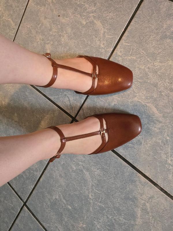 Mary Jane Shoes For Women NaturalizER Red Leather Clogs Mary Jane