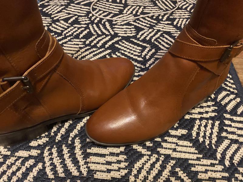 Customer photo for "I loved the boots. I didn’t love the narrow fit"