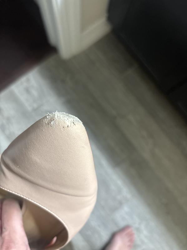 Customer photo for "Leather quality is not good"