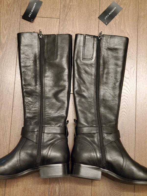 Narrow calf black clearance boots