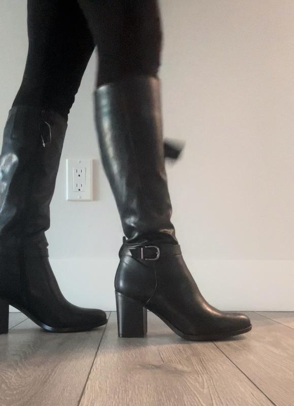 Narrow leg outlet knee high boots