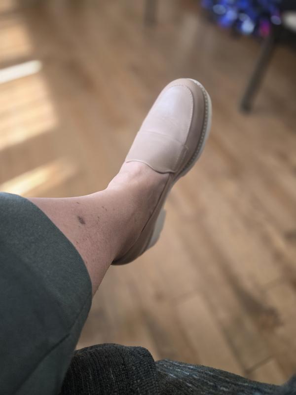 Mauve Lug Sole Loafer
