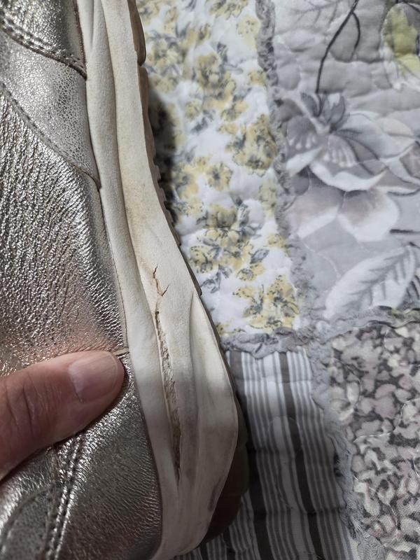 Customer photo for "Sole falling apart"