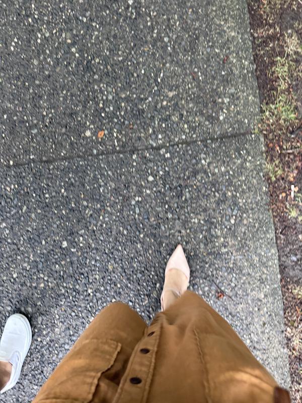 Customer photo for "Heel doesn’t make loud noise on each step!"