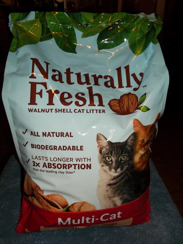 Naturally Fresh Quick Clumping Walnut Shell Multi Cat Litter Only Natural Pet