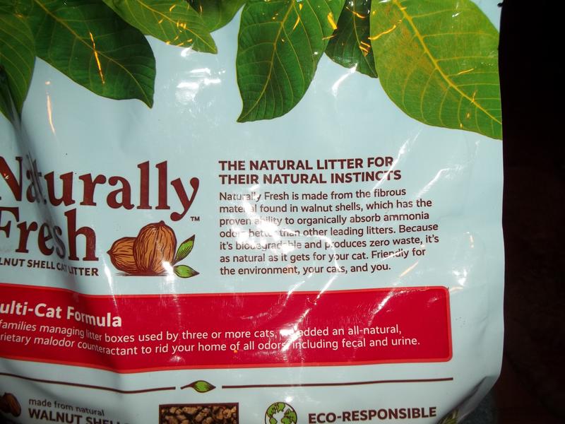 Naturally Fresh Multi Cat Clumping Walnut Shell Litter 14 pound