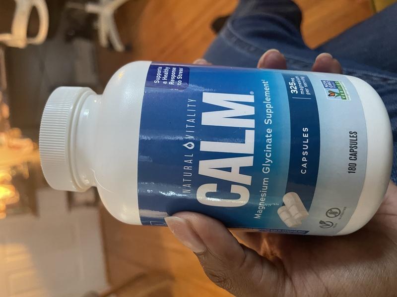 Magnesium Glycinate, 300 mg (per serving)| Natural Vitality