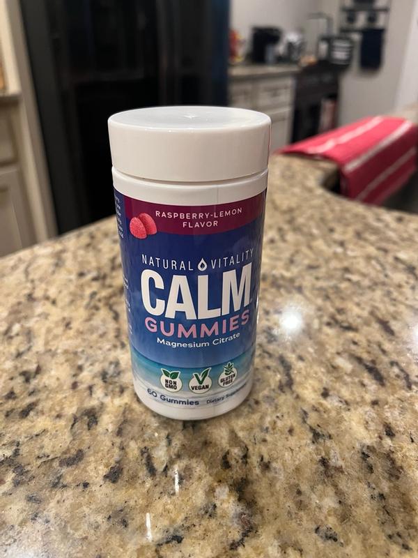 CALM Gummies 240ct – Raspberry Lemon Flavor Magnesium Support