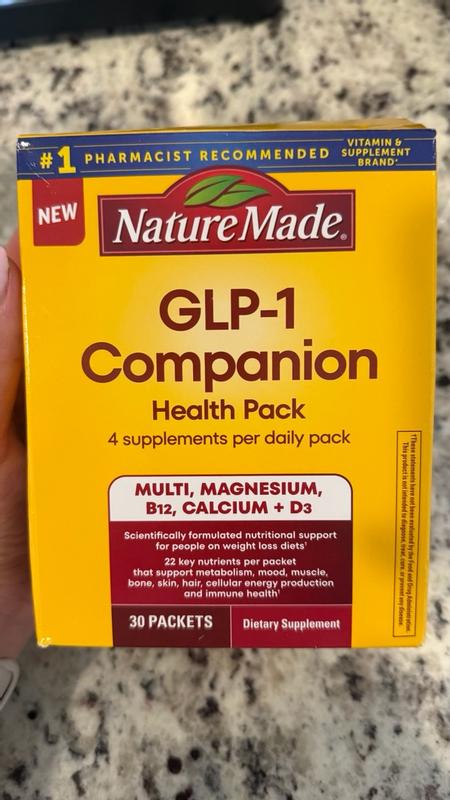 glp 1 vitamin packs Nature Made GLP-1 Companion Health Pack, Nutritional Support, 30 Count