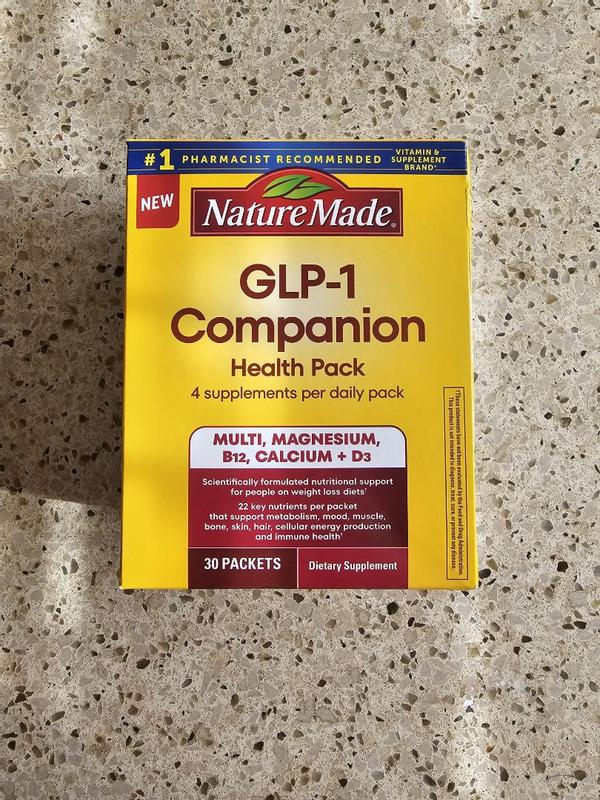 Nature Made GLP-1 Companion Health Pack, Nutritional Support, 30 Count