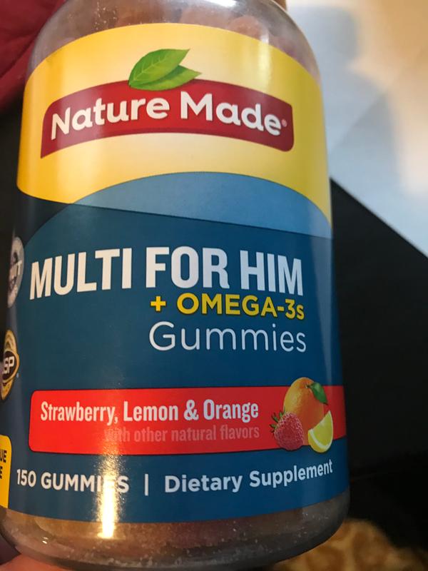 Nature Made Multi For Him Omega 3s Gummies 150 ct Meijer