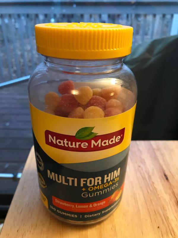 Nature Made Multi For Him Omega 3s Gummies 150 ct Meijer