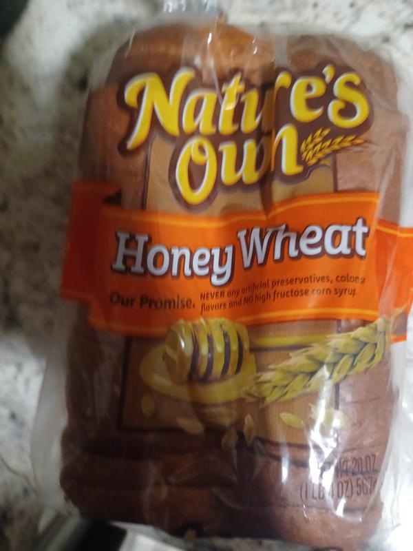 Nature's Own Honey Wheat Thin Sliced, Honey Wheat Sandwich Bread, 20 oz Loaf  